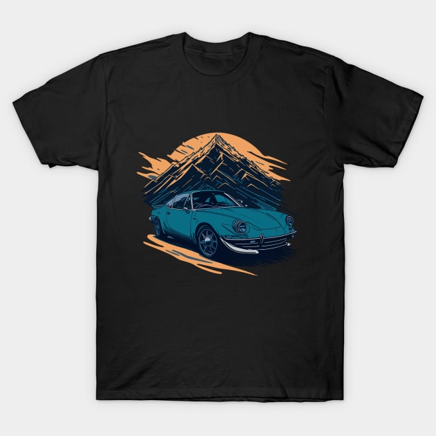 Alpine A110 Classic Car T-Shirt by Cruise Dresses